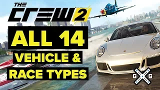 The Crew 2 - All 14 Vehicle Classes & Race Types