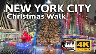 NYC New York Christmas Walking tour - Radio City to Rockefeller & Saks 5th Avenue