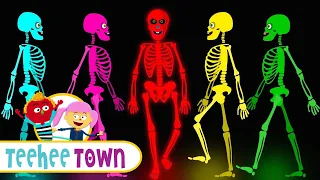 Midnight Magic  | Part 4 |  Five Crazy Dancing Skeletons Song by Teehee Town