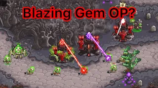 Can You Beat Kingdom Rush Vengeance With Just Blazing Gem?