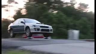 Insane car jump! 70+ mph