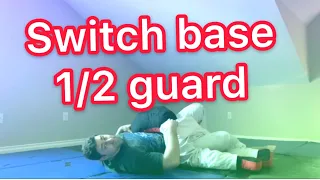 How to counter switch base half guard pass (Eyad Jaara)