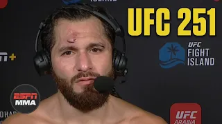 Jorge Masvidal: Kamaru Usman fought a 'beautiful' fight | UFC 251 Post Show | ESPN MMA