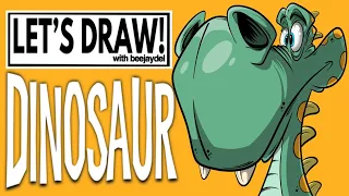 Let's Draw! Episode 23: Dinosaur & How to Draw Crazy Proportions!