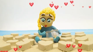 DibusYmas Sand heart shapes 💕 Superhero Clay cartonns