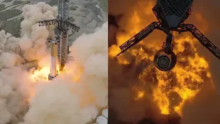 Drone View - SpaceX Starship 33 Engine Static Fire Test