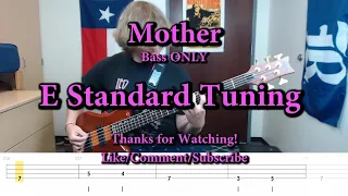 Mother - Danzig (Bass ONLY Cover with Tabs)