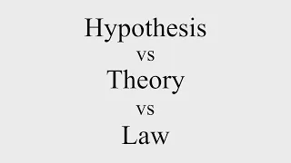 What is the Difference Between Hypothesis, Theory, and Law?