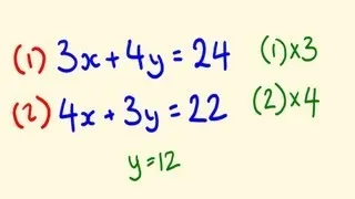 Simultaneous Equations Math Lesson