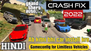 GTA5 Game Crash After Installing Mods ? | FIXED! | Gameconfig File For Limitless Vehicle | 2022