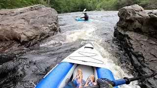 Whitewater Redemption! Upper Lehigh River Gorge in Sea Eagle Explorer 300X @ 780cfs