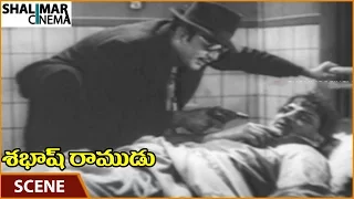 Sabash Ramudu Movie || Nageswara Rao Gives Warning To NTR || NTR, Devika || Shalimarcinema