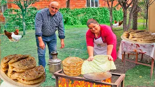KUTAB with CHEESE, The Best Recipe for Authentic Azerbaijani KUTAB