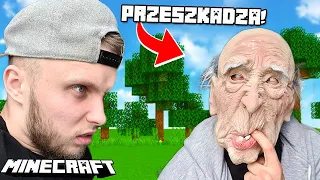 MINECRAFT, ale DZIADEK MNIE WKURZA! *śmieszne*