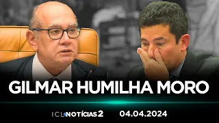 ICL NOTÍCIAS 2 - 04/04/24 - VAZAM TRECHOS DA CONVERSA EM QUE MINISTRO HUMILHA EX-JUIZ DA LAVA JATO