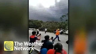 Unbelievable visuals from Guatemala as Fuego volcano erupted on Sunday