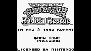 Game Boy Longplay [028] Teenage Mutant Ninja Turtles III: Radical Rescue (US)