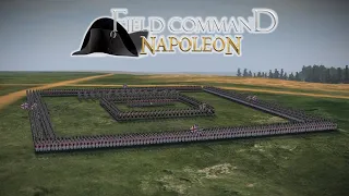 British Infantry Square vs French Cavalry Charge - Napoleon Total War: Field Command Napoleon mod
