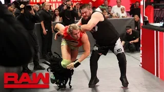 Kevin Owens obliterates Tyler Breeze before their match: Raw, Sept. 10, 2018