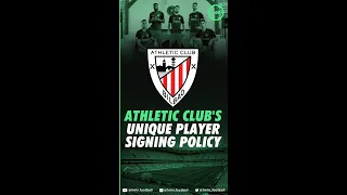 Athletic Club's unique player signing policy! ⚽👕✍️