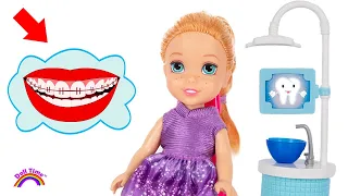 Annie learns how important it is for children to wear Braces