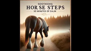 60 Minutes of Gentle Horse Walking Sounds | Soothing ASMR for Relaxation and Focus"