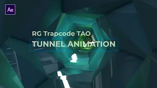 After effects tutorial: Tunnel Animation in Tao Red giant trapcode plugin