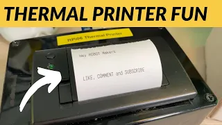 Raspberry Pi Zero Thermal Printer fun project