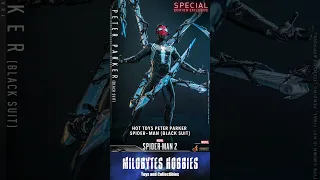 NEW Hot Toys Spider-Man Black Suit (Spider-Man 2) #shorts #spiderman2