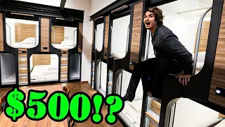 We Rented Out the Most UNIQUE Capsule Hotel in Japan