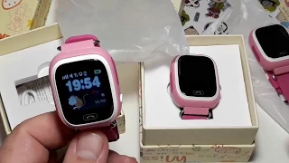 Детские смарт часы с Алиэкспресс "baby smart watch Q90 GPS Q50, Q60, Q80 ,GW100, GW900 Оригинал WiFi
