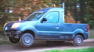 mijn nieuwe pickup afbreken (Kangoo pickup)