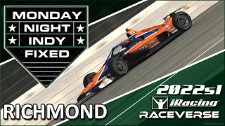 Monday Night Indy Fixed | Richmond Round 7 | iRacing IndyCar eSports Broadcast