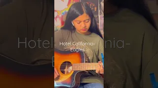 Hotel California- Eagles (Acoustic Guitar) #shorts