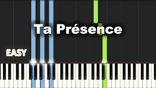 Moise Mbiye - Ta Présence | EASY PIANO TUTORIAL BY Extreme Midi