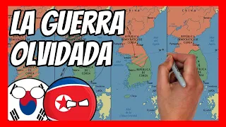 ✅ La GUERRA de COREA en 13 minutos | Corea del Norte VS Corea del Sur