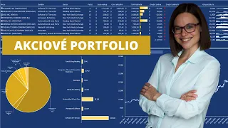 Akciové portfolio v Excelu | Sestavte si vlastní akciový terminál