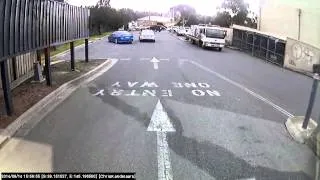 Idiot in carpark with Karma