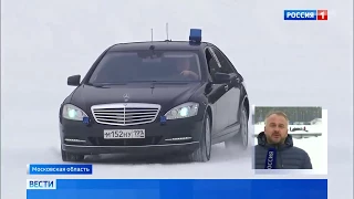 Автосоревнования машин гаража особого назначения