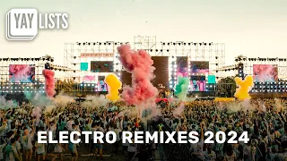 Electro Remixes 2024 🎧 Playlist Techno & Trance & Deep House Tracks (Upbeat Remix Playlist)