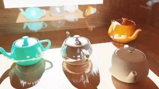 3ds max mental ray: teapot still life