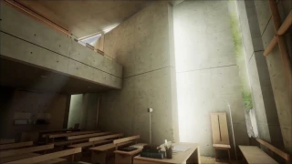 Church of the Light by Tadao Ando - Sunday School Extension - Architectural Interactive navigation