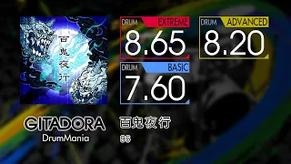 【GITADORA】 百鬼夜行 (EXTREME ~ BASIC) Drum