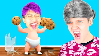 LANKYBOX Playing GRANNY SIMULATOR!? (FUNNY MOMENTS!)