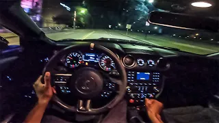 EPIC NIGHT TIME DRIVE in my Shelby GT350 Mustang!! *POV*