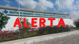 ALERTA: Hospital de Trauma de Campina Grande registra situação preocupante de superlotação