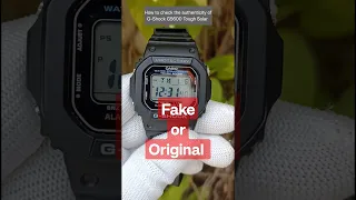 Check Authenticity of Casio G-Shock G-5600UE Tough Solar (G1166) #casio #casiodigital #shorts #short