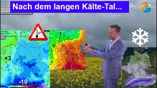 Eine Woche Polarluft mit Frost- & Schneegefahr, dann langsam wärmer. Wettervorhersage 17.-25.04.2024