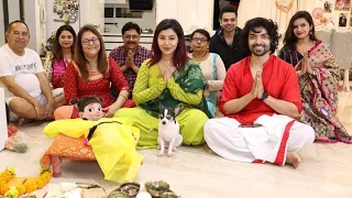 Gurmeet Choudhary and Debina Bonerjee Baby Girl Chatti Puja Ceremony