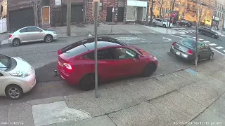 Tesla Model Y same parking spot in the city every night.